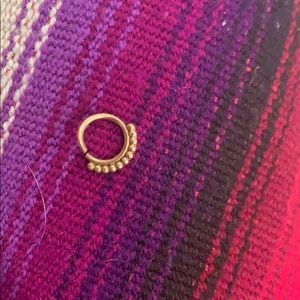 Anatometal rose gold seam ring